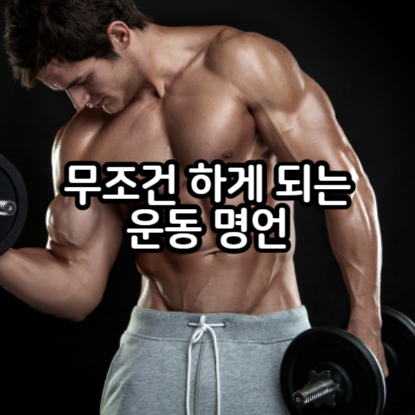 운동 명언