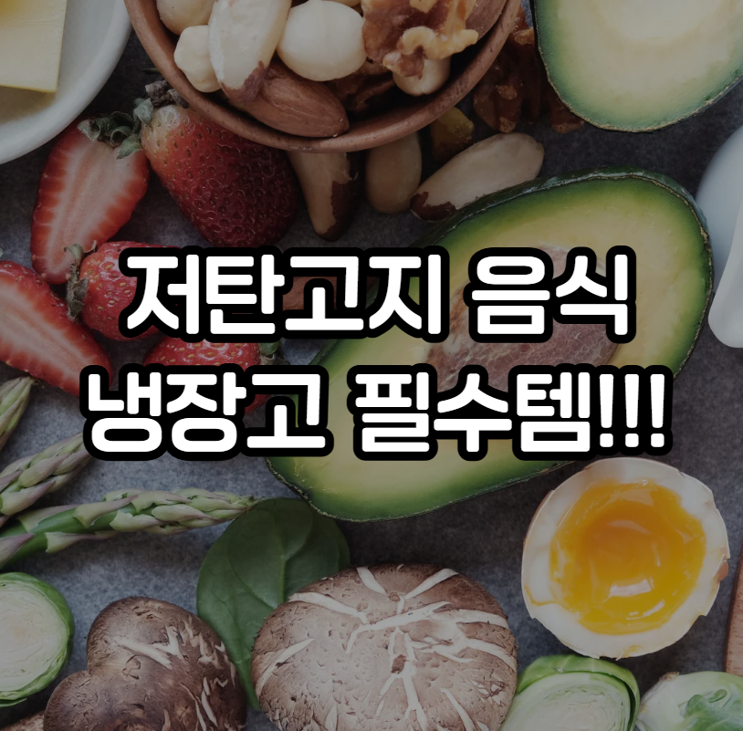 저탄고지 음식