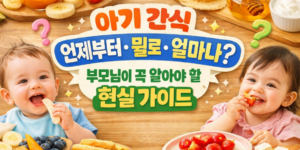 아기 간식