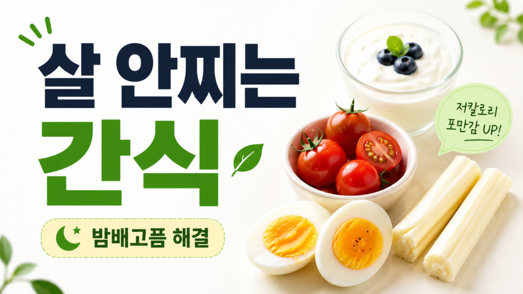 살 안찌는 간식