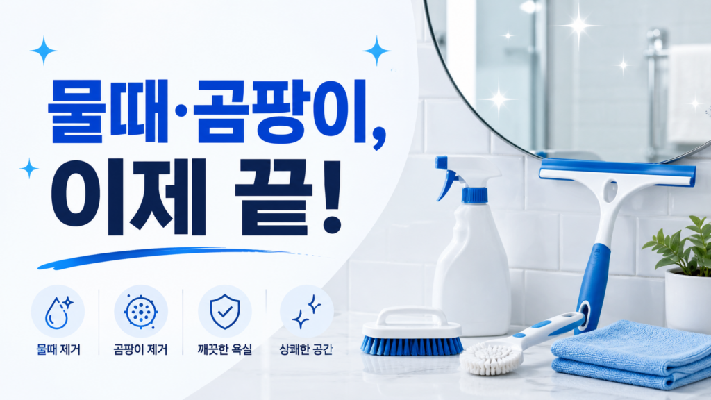 화장실 청소 도구