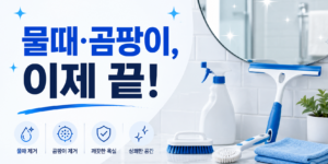 화장실 청소 도구