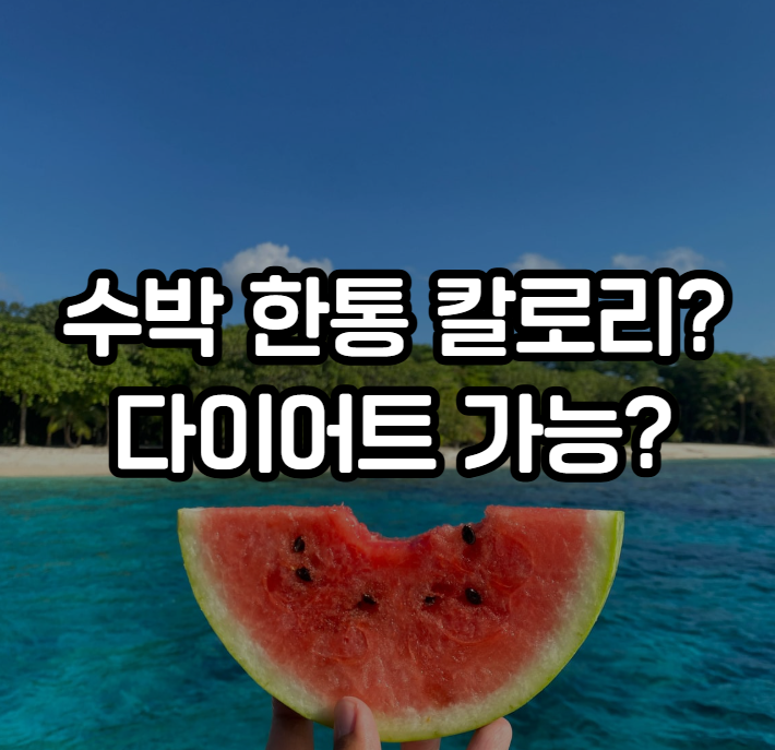 수박 한통 칼로리