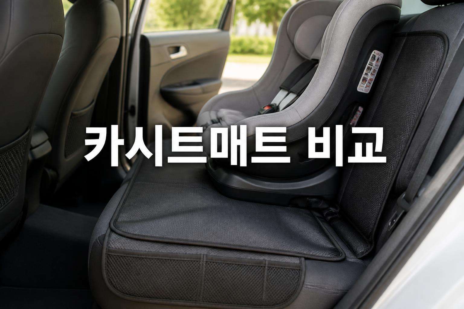 카시트매트 비교